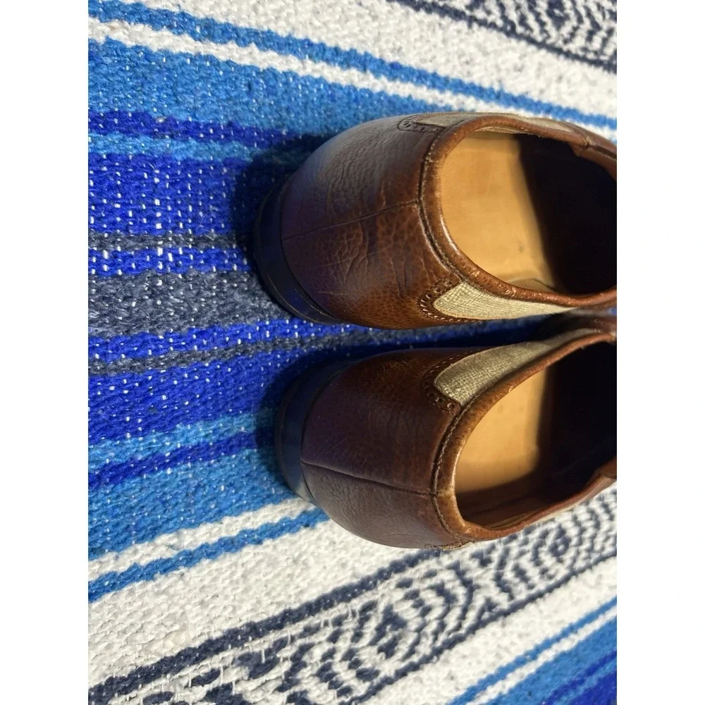 Magnanni for Neiman Marcus Leather Canvas Penny Loafers Men's Size 8